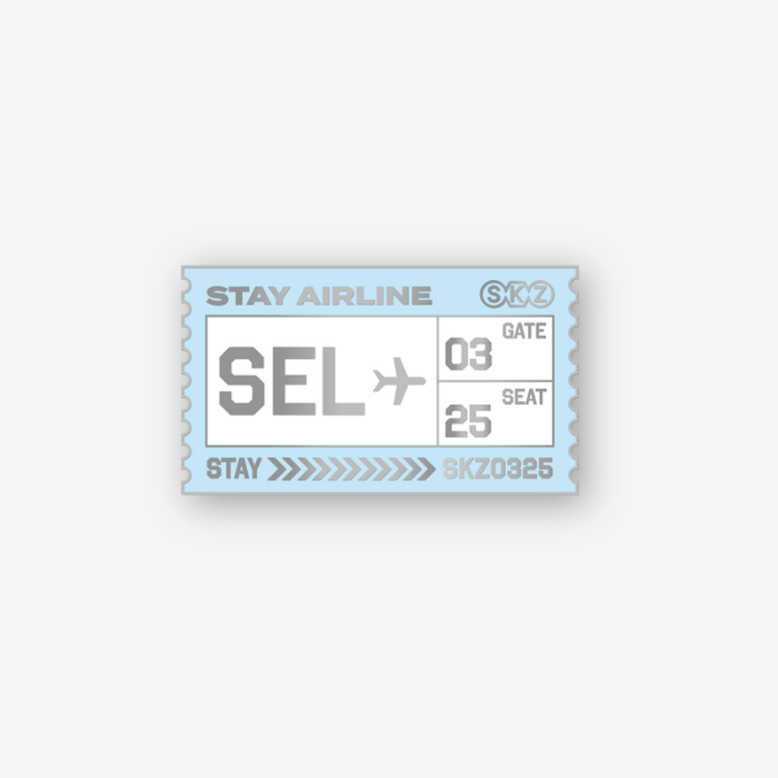 Stray Kids Metal Badge SEOUL Ver SKZOO EVERYWHERE ALL AROUND in SEOUL Official MD - main image