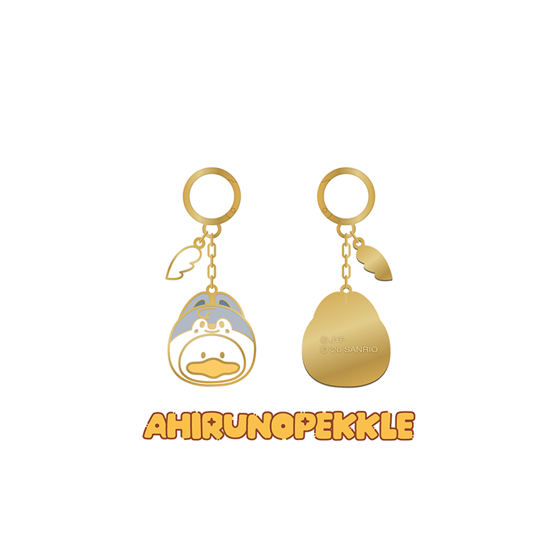 Stray Kids Metal Keyring SKZOO X SANRIO CHARACTERS Official MD - AHIRUNOPEKKLE Ver - main image