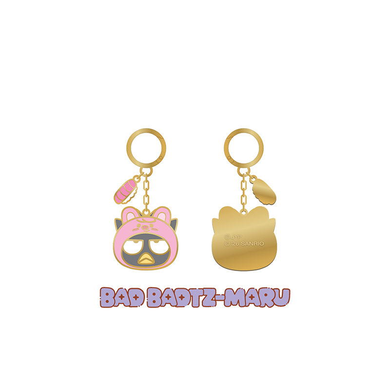 Stray Kids Metal Keyring SKZOO X SANRIO CHARACTERS Official MD - BAD BADTZ-MARU Ver - main image