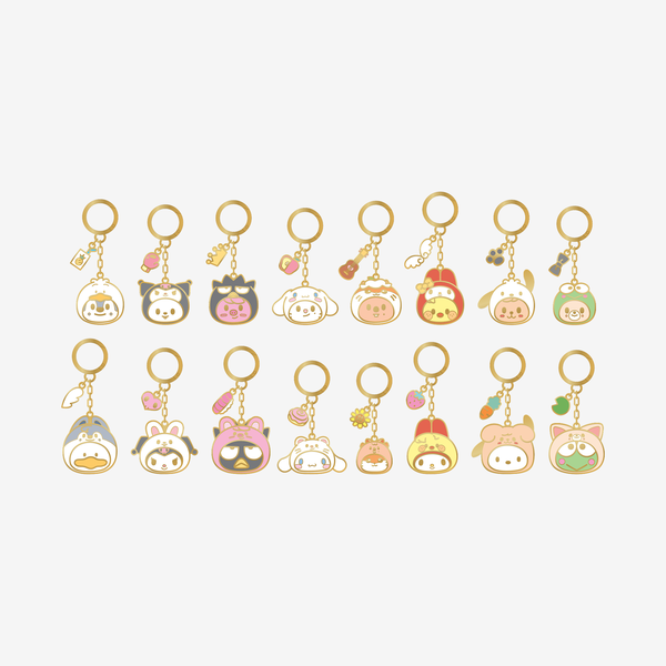 Stray Kids Metal Keyring SKZOO X SANRIO CHARACTERS Official MD - main image