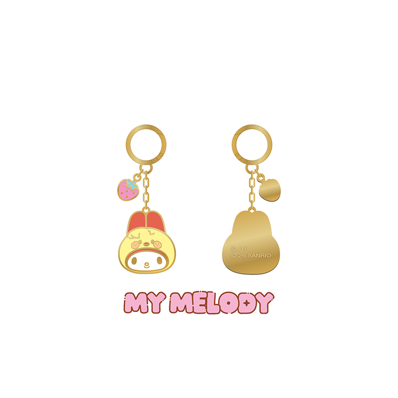 Stray Kids Metal Keyring SKZOO X SANRIO CHARACTERS Official MD - MY MELODY Ver - main image