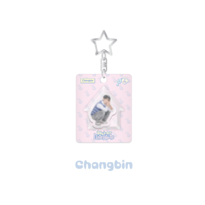 Stray Kids Mini Block Keyring 6th Fanmeeting STAY in Our Little House Official MD CHANGBIN Ver - main image
