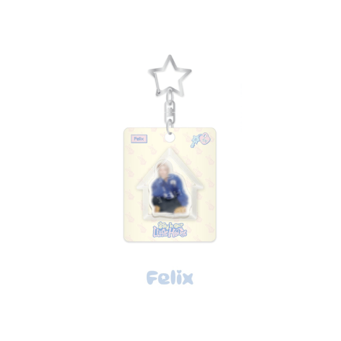 Stray Kids Mini Block Keyring 6th Fanmeeting STAY in Our Little House Official MD FELIX Ver - main image