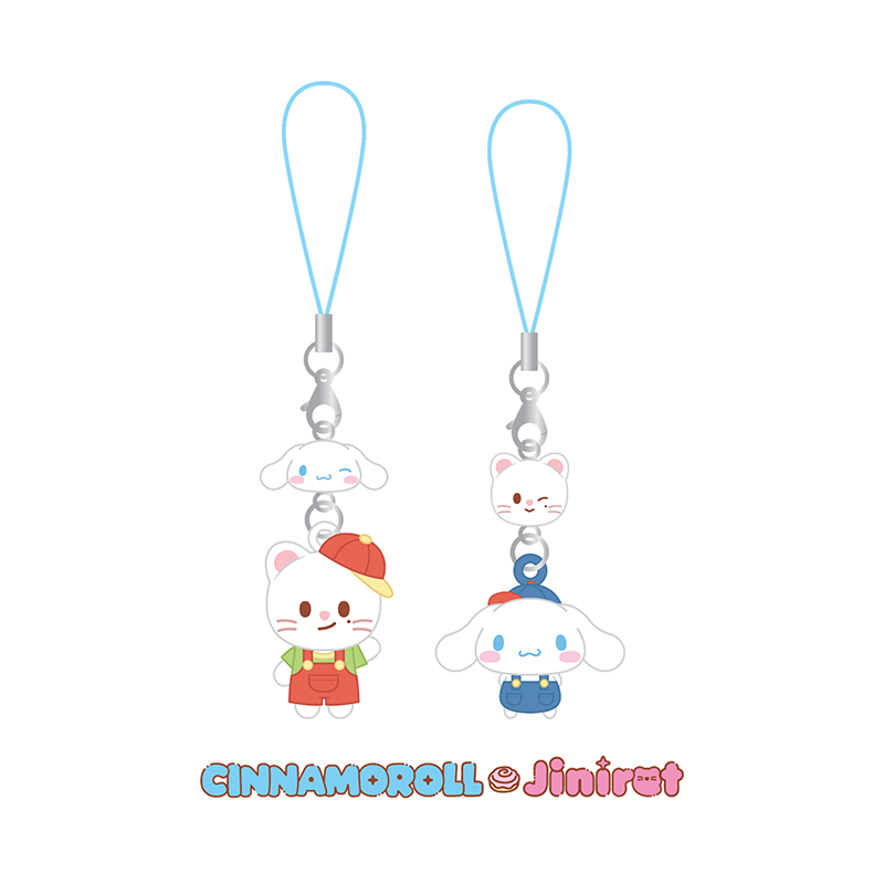 Stray Kids Mini Figure Couple Keyring SKZOO X SANRIO CHARACTERS Official MD - CINNAMOROLL X Jiniret Ver - main image