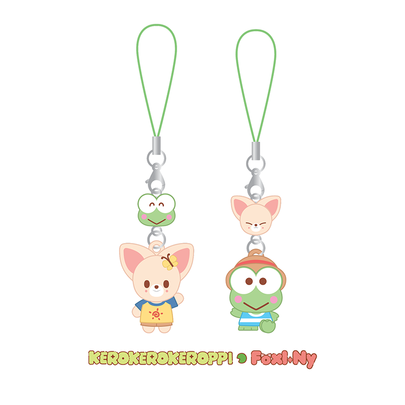 Stray Kids Mini Figure Couple Keyring SKZOO X SANRIO CHARACTERS Official MD - KEROKEROKEROPPI X FoxI Ny Ver - main image