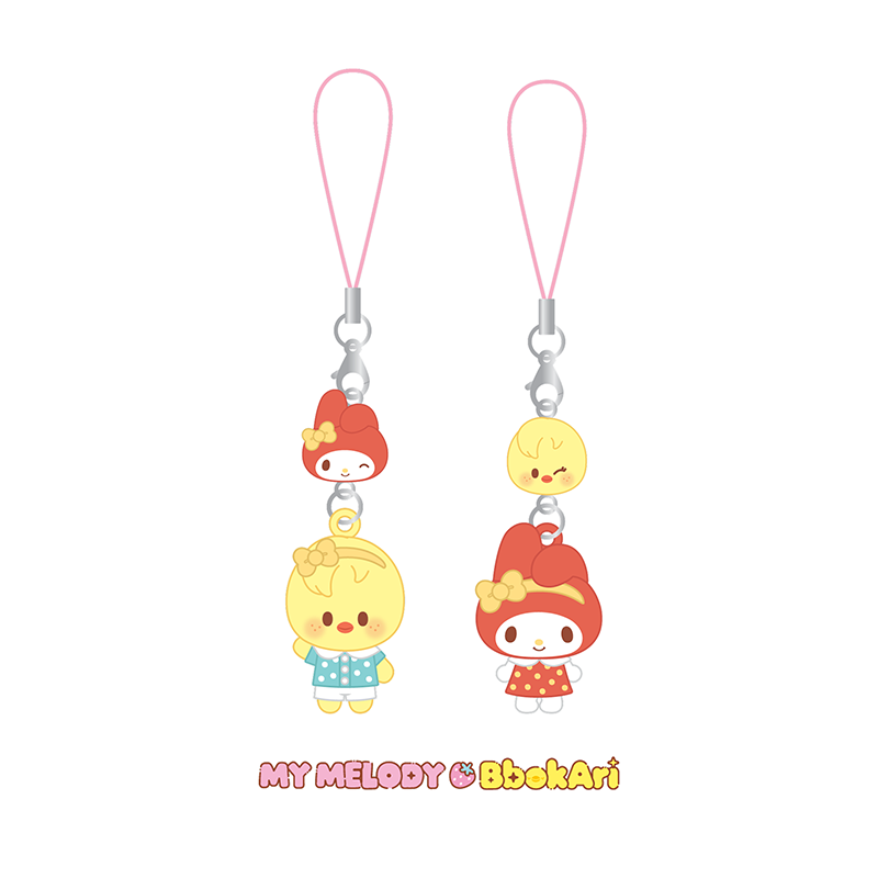 Stray Kids Mini Figure Couple Keyring SKZOO X SANRIO CHARACTERS Official MD - MY MELODY X BbokAri Ver - main image