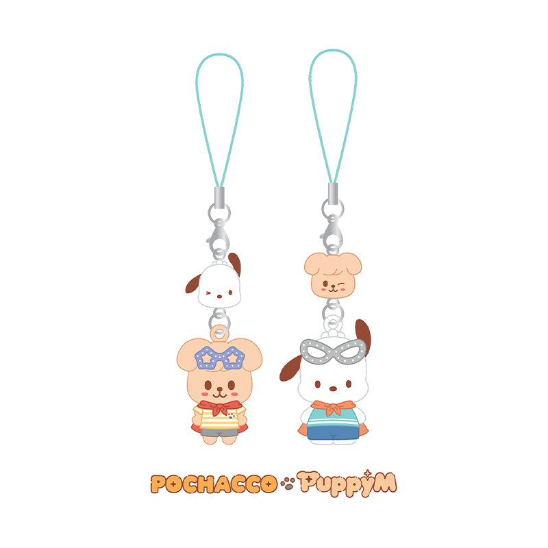 Stray Kids Mini Figure Couple Keyring SKZOO X SANRIO CHARACTERS Official MD - POCHACCO X PuppyM Ver - main image