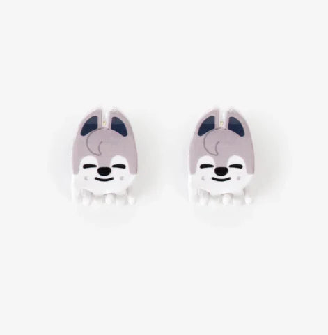 Stray Kids Mini Hair Clip JYP JAPAN POP UP Store 2025 Official MD - WOLF CHAN Version