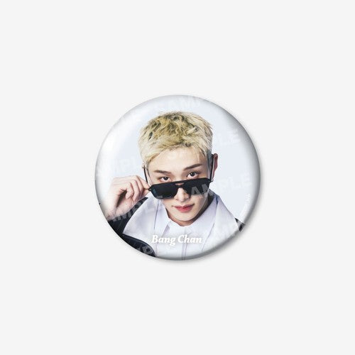 Stray Kids Photo Badge B RUN IT JAPAN World Tour Official MD - Bang Chan Ver - Main Image