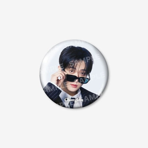 Stray Kids Photo Badge B RUN IT JAPAN World Tour Official MD - Changbin Ver -Main Image