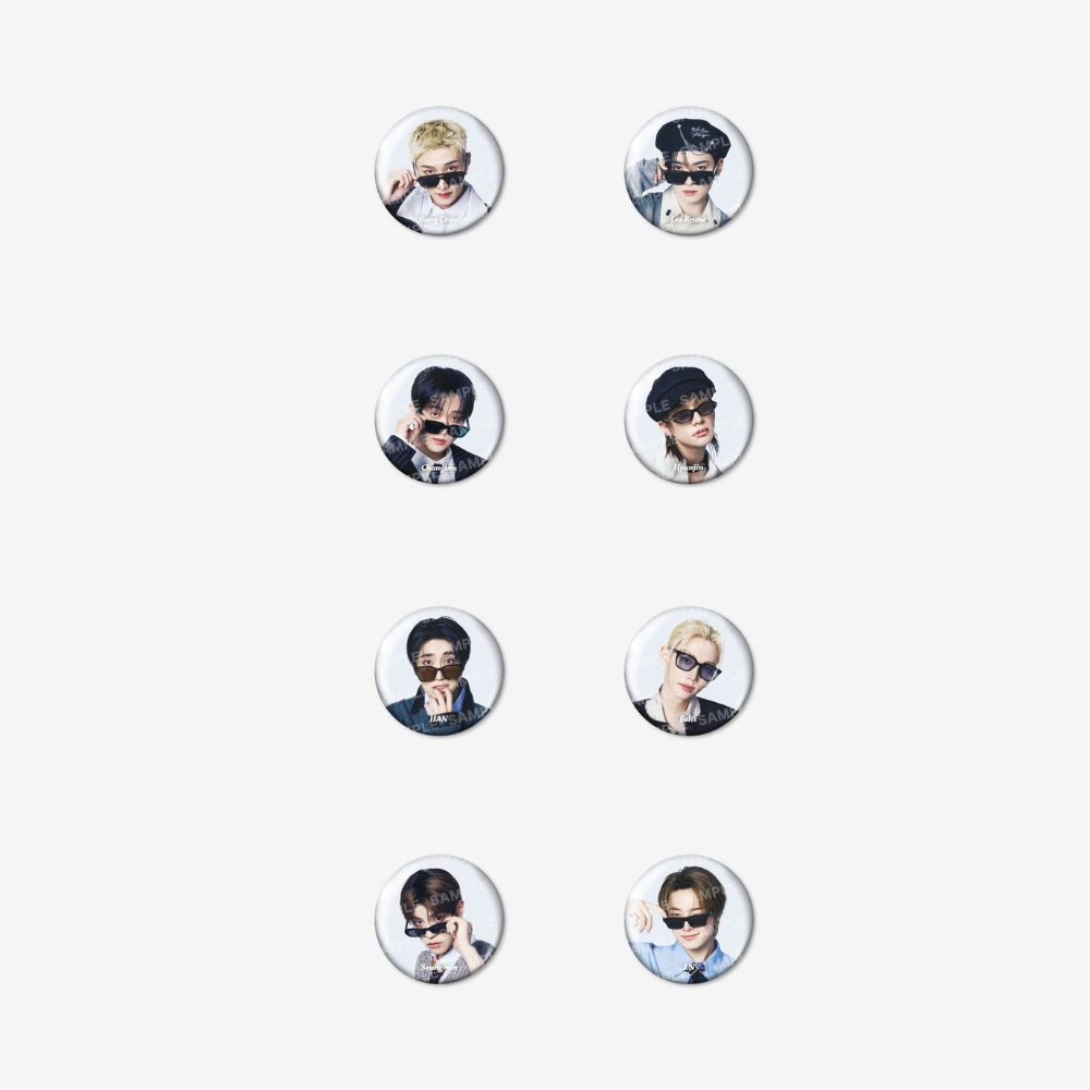 Stray Kids Photo Badge B RUN IT JAPAN World Tour Official MD - Main Image