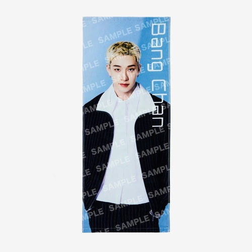 Stray Kids Photo Face Towel RUN IT JAPAN World Tour Official MD - BANG CHAN Ver - Main Image