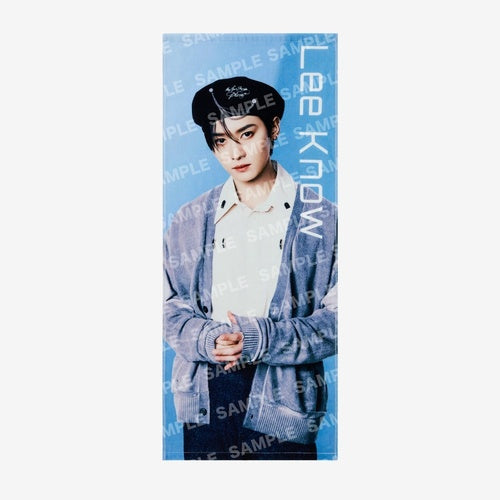 Stray Kids Photo Face Towel RUN IT JAPAN World Tour Official MD - LEE KNOW Ver - Main Image