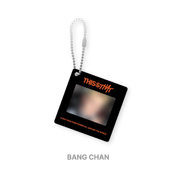 Stray Kids Photo Keyring THIS and THAT POP UP Store Official MD BANG CHAN Ver - main image