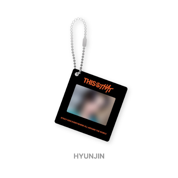 Stray Kids Photo Keyring THIS and THAT POP UP Store Official MD HYUNJIN Ver - main image