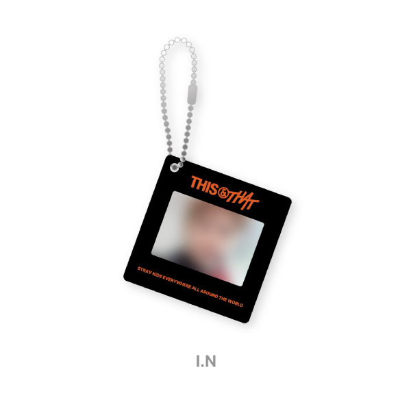 Stray Kids Photo Keyring THIS and THAT POP UP Store Official MD I.N Ver - main image