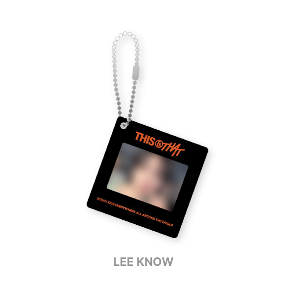 Stray Kids Photo Keyring THIS and THAT POP UP Store Official MD LEE KNOW Ver - main image