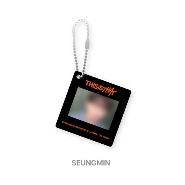 Stray Kids Photo Keyring THIS and THAT POP UP Store Official MD SEUNGMIN Ver - main image
