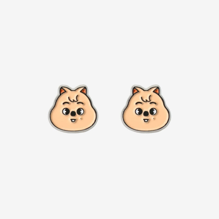 Stray Kids Pierced Earrings RUN IT JAPAN World Tour Official MD HAN QUOKKA Ver - main image 1