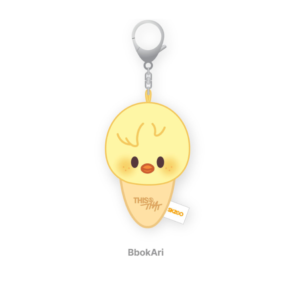 Stray Kids Plush Keyring Icecream Ver THIS and THAT POP UP Store Official MD BBOKARI Ver - main image