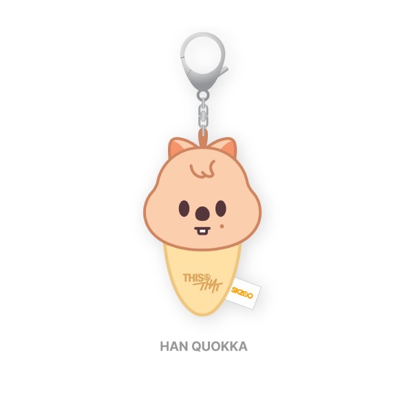 Stray Kids Plush Keyring Icecream Ver THIS and THAT POP UP Store Official MD HAN QUOKKA Ver - main image
