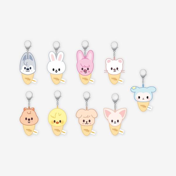 Stray Kids Plush Keyring Icecream Ver THIS and THAT POP UP Store Official MD - main image