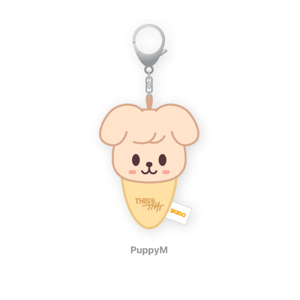 Stray Kids Plush Keyring Icecream Ver THIS and THAT POP UP Store Official MD PUPPYM Ver - main image