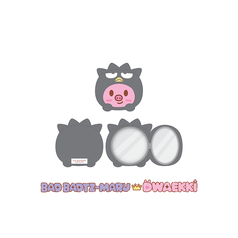 Stray Kids Plush Mirror SKZOO X SANRIO CHARACTERS Official MD - BAD BADTZ-MARU X DWAEKKI Ver - main image