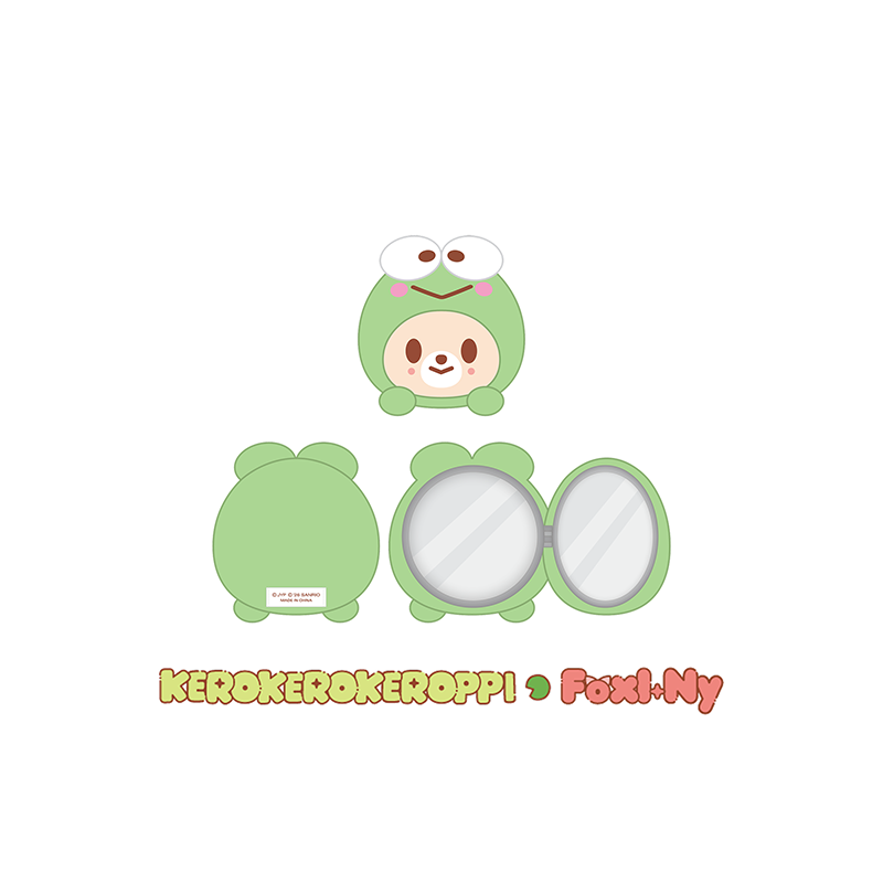 Stray Kids Plush Mirror SKZOO X SANRIO CHARACTERS Official MD - KEROKEROKEROPPI X FoxI Ny Ver - main image