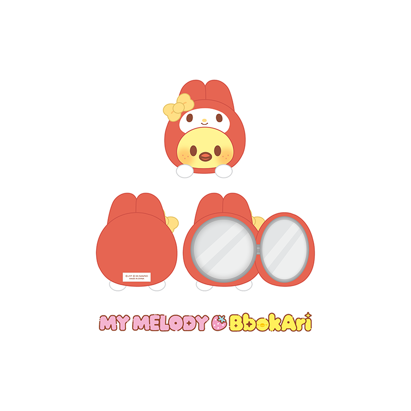Stray Kids Plush Mirror SKZOO X SANRIO CHARACTERS Official MD - MY MELODY X BbokAri Ver - main image