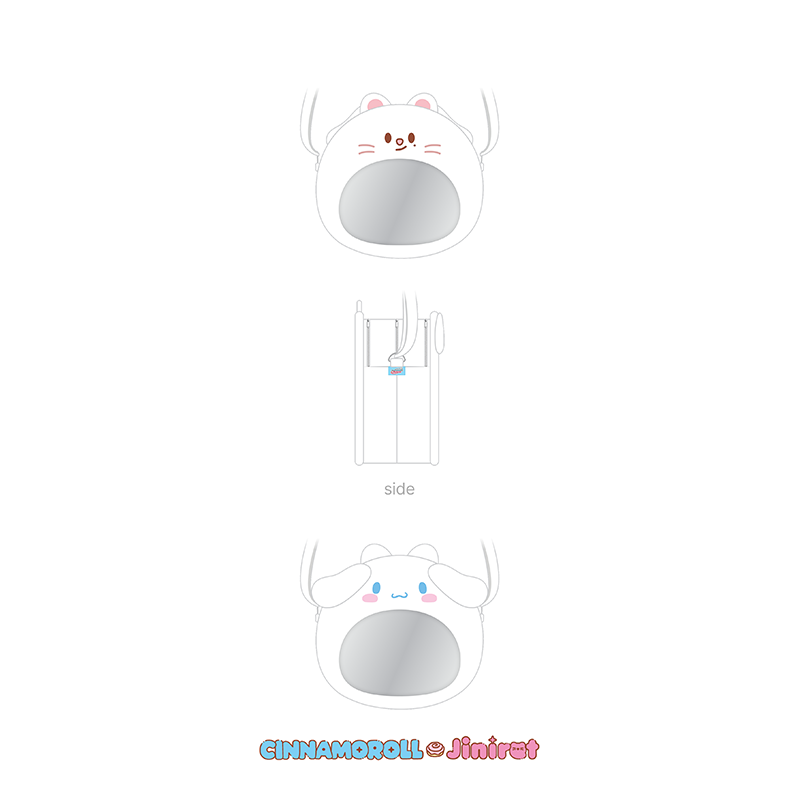 Stray Kids Plush PVC Cross Bag SKZOO X SANRIO CHARACTERS Official MD - CINNAMOROLL X Jiniret Ver  - main image
