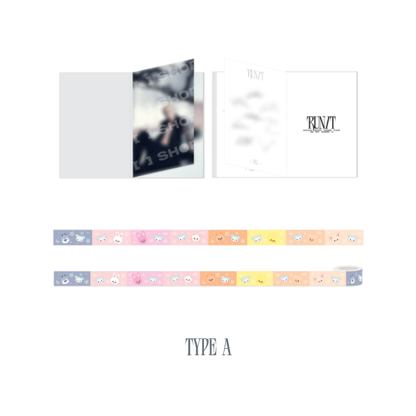 Stray Kids Postcard Book and Roll Sticker Set RUN IT World Tour Official MD TYPE A Ver - main image