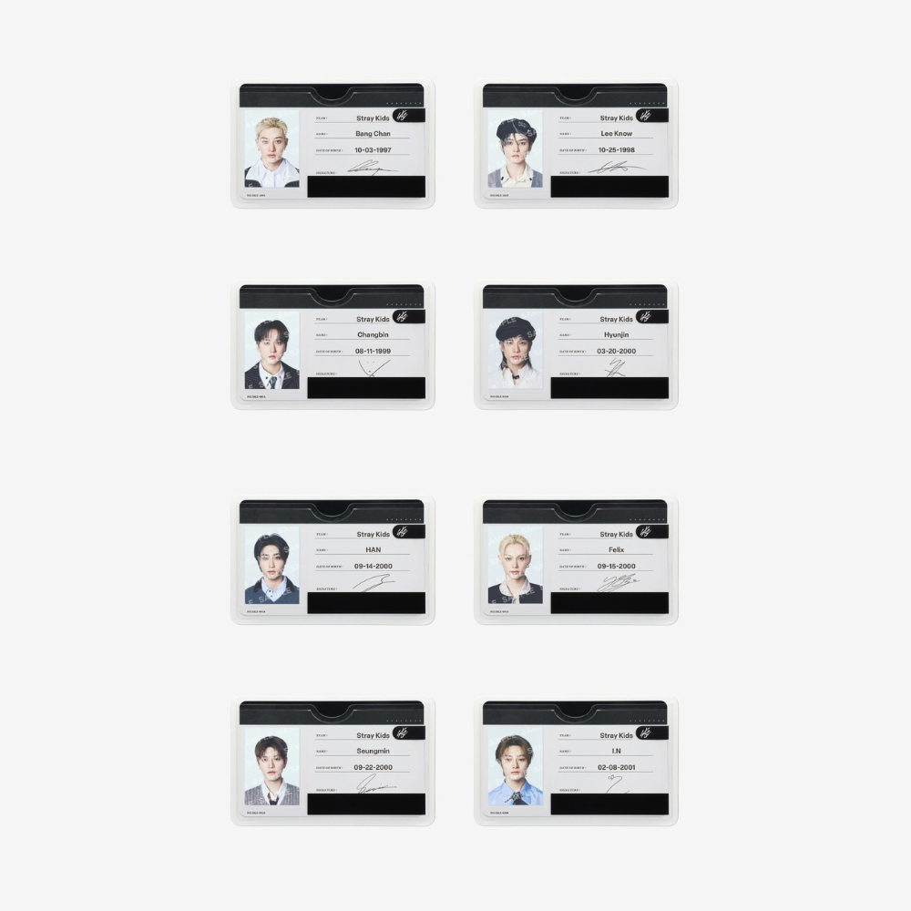 Stray Kids Profile Card Set RUN IT JAPAN World Tour Official MD - Main Image