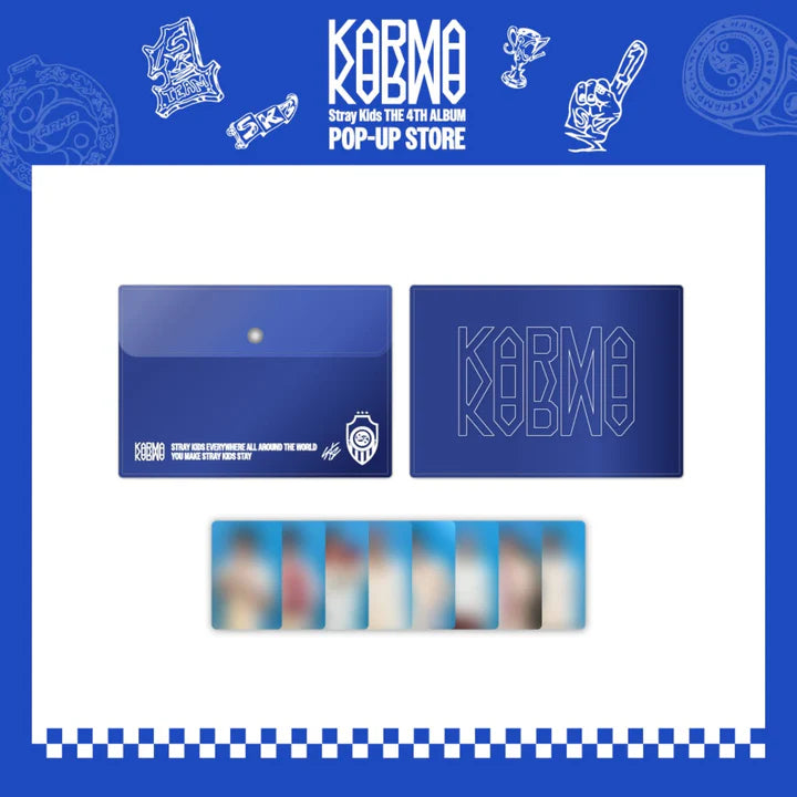 Stray Kids PVC Pouch KARMA POP UP Store Official MD - main image