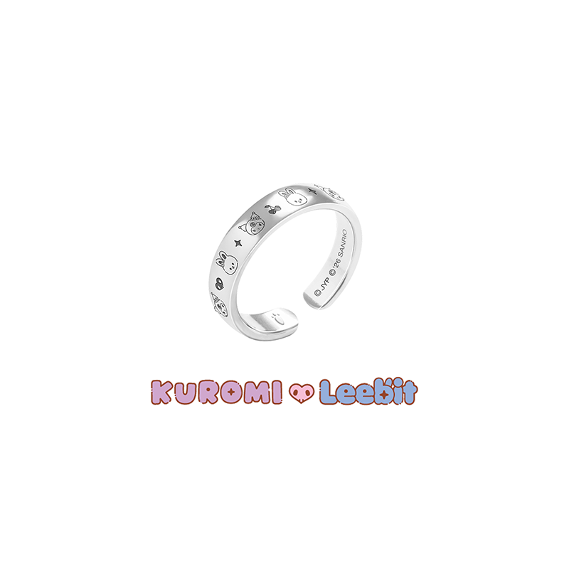 Stray Kids Ring SKZOO X SANRIO CHARACTERS Official MD - KUROMI X Leebit Ver - main image