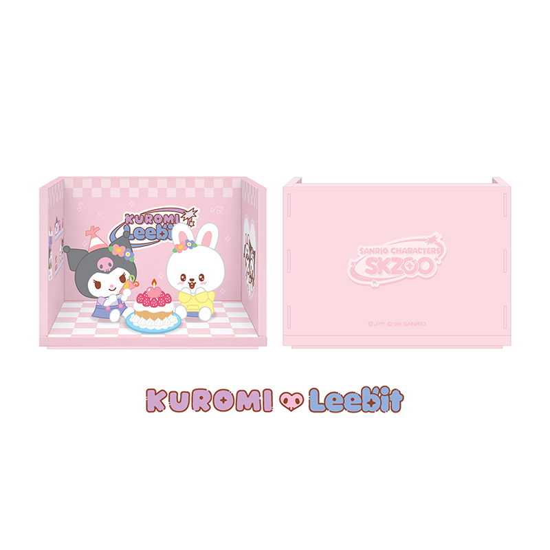 Stray Kids Room Figure SKZOO X SANRIO CHARACTERS Official MD - KUROMI X Leebit Ver - Main Image