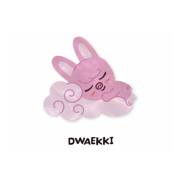 Stray Kids SKZOO Acrylic Hair Clip RUN IT World Tour Official MD DWAEKKI Ver - main image