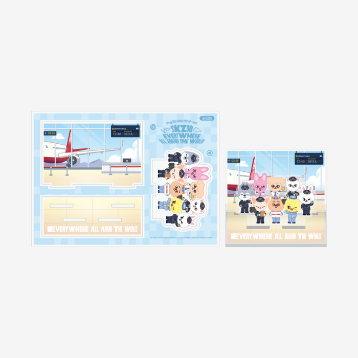 Stray Kids SKZOO Acrylic Stand SEOUL Ver SKZOO EVERYWHERE ALL AROUND THE WORLD in SEOUL Official MD - main image
