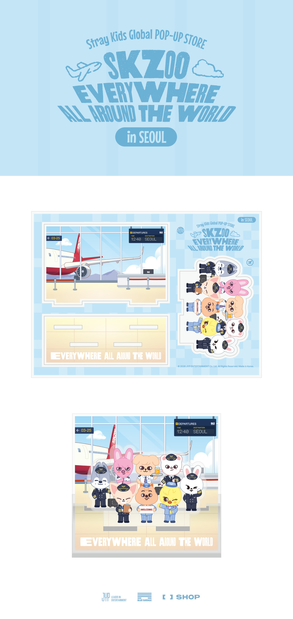 Stray Kids - SKZOO Acrylic Stand SEOUL Ver. [SKZOO EVERYWHERE ALL AROUND THE WORLD in SEOUL Official MD]