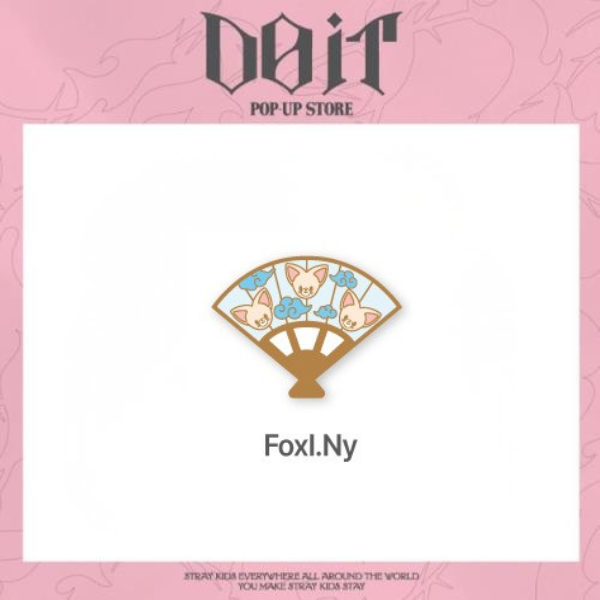 Stray Kids SKZOO Badge DO IT POP-UP Store Official MD - FoxI.Ny Ver - Main Image