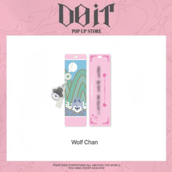 Stray Kids SKZOO Bookmark DO IT POP-UP Store Official MD - Wolf Chan Ver - Main Image