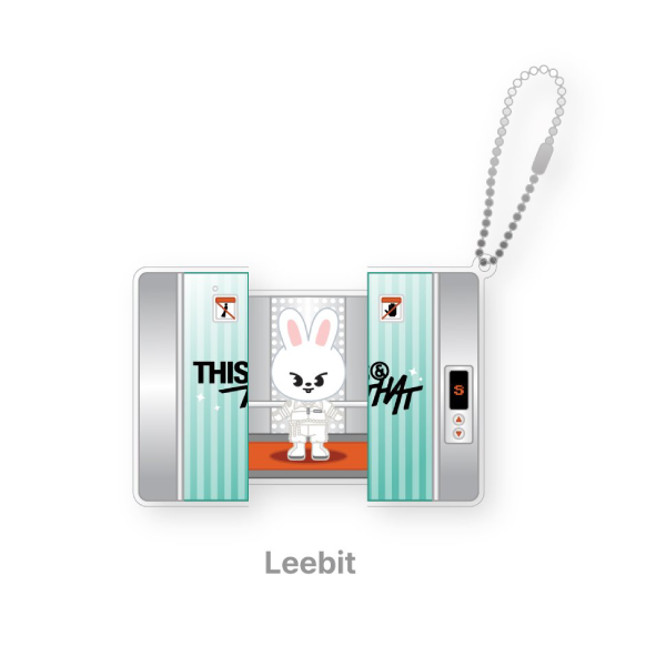 Stray Kids SKZOO Capsule Acrylic Keyring THIS and THAT POP UP Store Official MD LEEBIT Ver - main image
