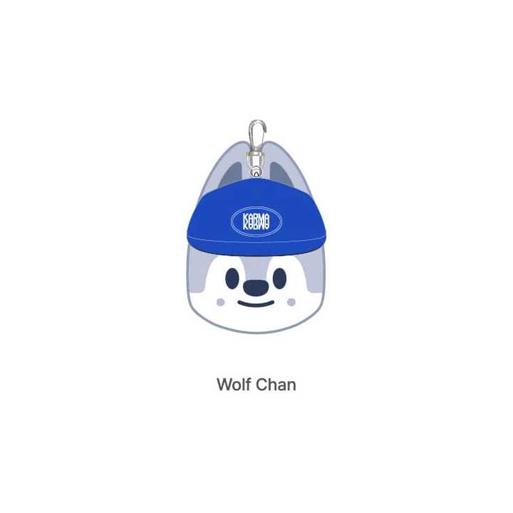 Stray Kids SKZOO Ceremony Ballcap Plush KARMA POP UP Store Official MD -  WOLF CHAN Version