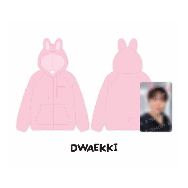 Stray Kids - SKZOO Fleece Hood Zip-Up ['RUN IT' World Tour Stray Kids - SKZOO Fleece Hood Zip-Up ['RUN IT' World Tour