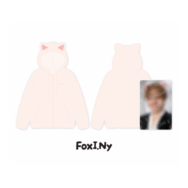 Stray Kids SKZOO Fleece Hood Zip Up RUN IT World Tour Official MD FoxINy Ver - main image