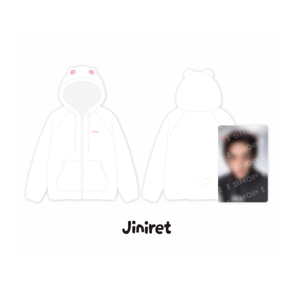 Stray Kids SKZOO Fleece Hood Zip Up RUN IT World Tour Official MD Jiniret Ver - main image