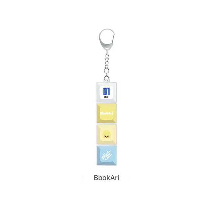 Stray Kids SKZOO Keycap Keyring KARMA POP UP Store Official MD - BBOKARI Version