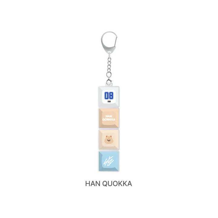 Stray Kids SKZOO Keycap Keyring KARMA POP UP Store Official MD - HAN QUOKKA Version