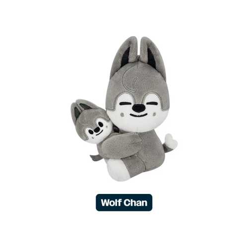 Stray Kids SKZOO Magnet Plush Set dominATE celebrATE World Tour Official MD - Wolf Chan Version