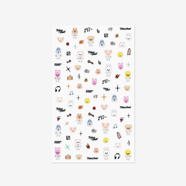 Stray Kids SKZOO Micro Sticker THIS and THAT POP UP Store Official MD - main image